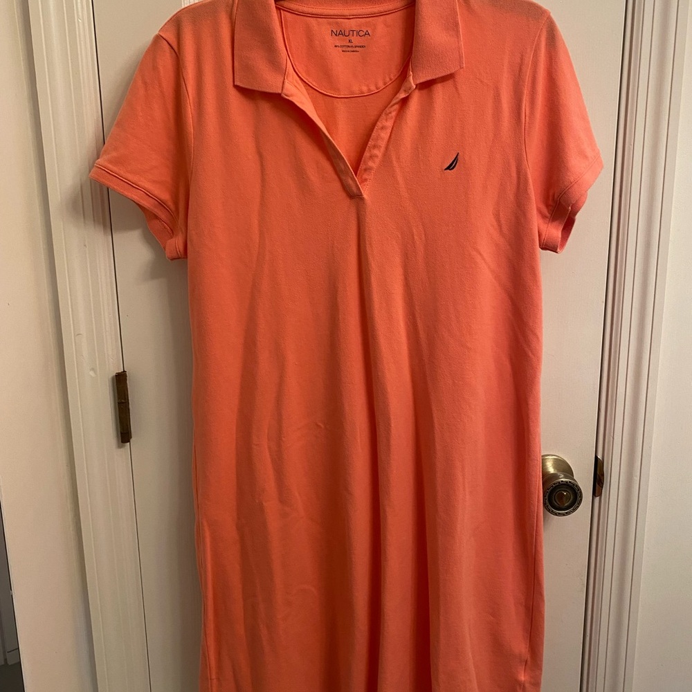 Nautica Coral Polo Dress